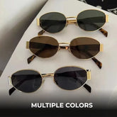 Retro Oval Sunglasses for Women – Classic UV400 Eyewear